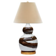Bunny Williams Home Petite lampe en céramique Brush Stroke (Brown)