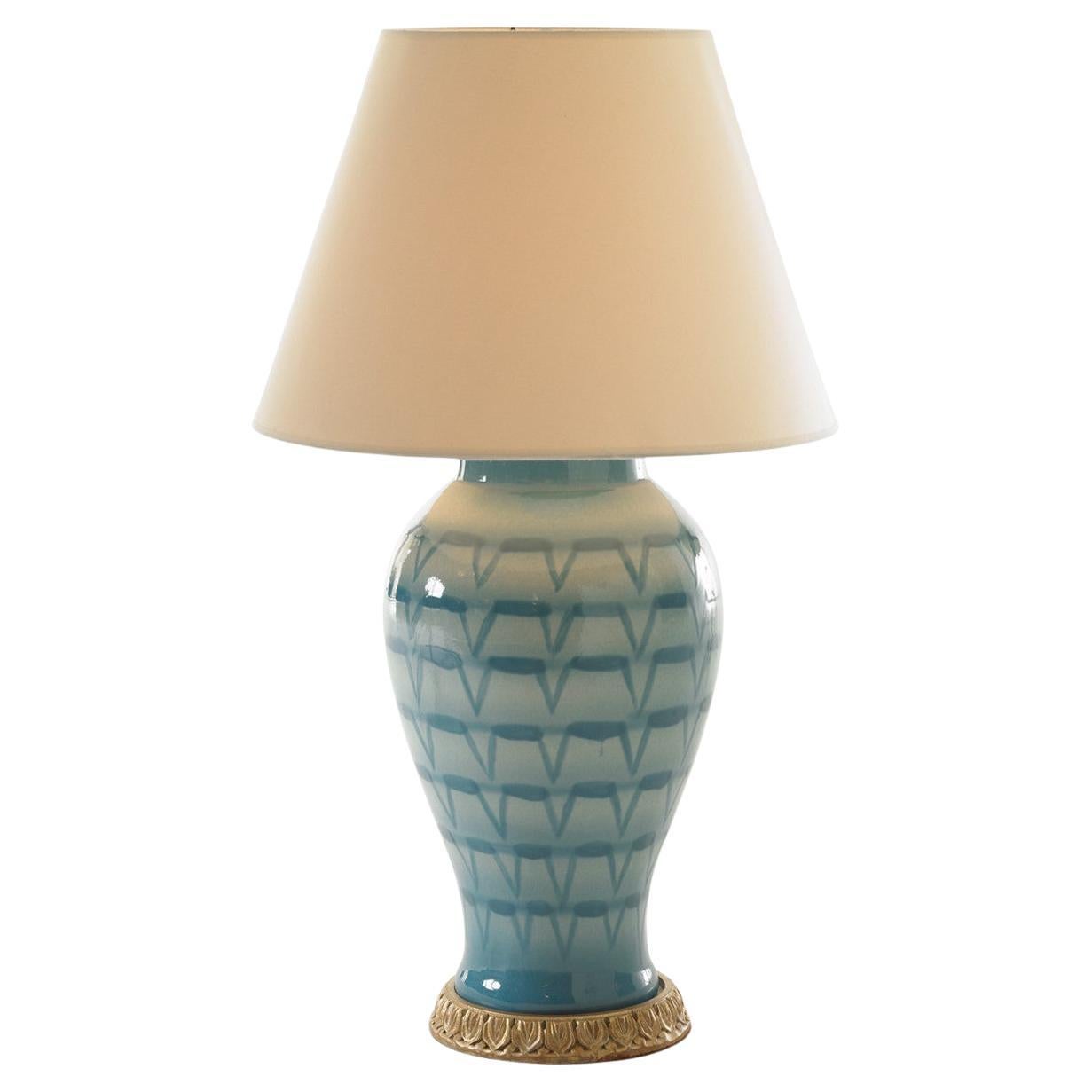 Bunny Williams Home Turquoise Table Lamp
