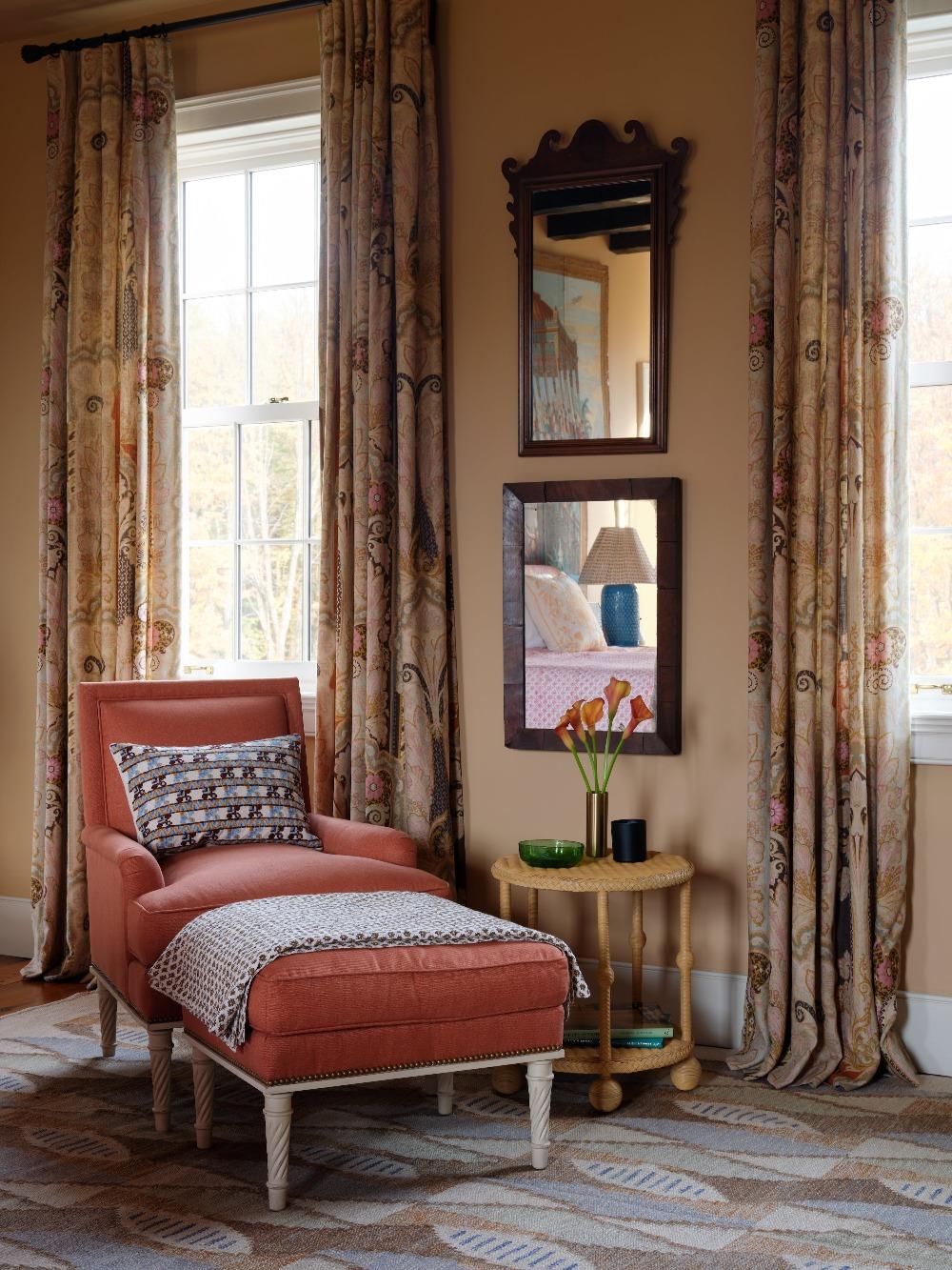Hand-Crafted Bunny Williams Home Wild Ginger Coverlet (Queen) For Sale