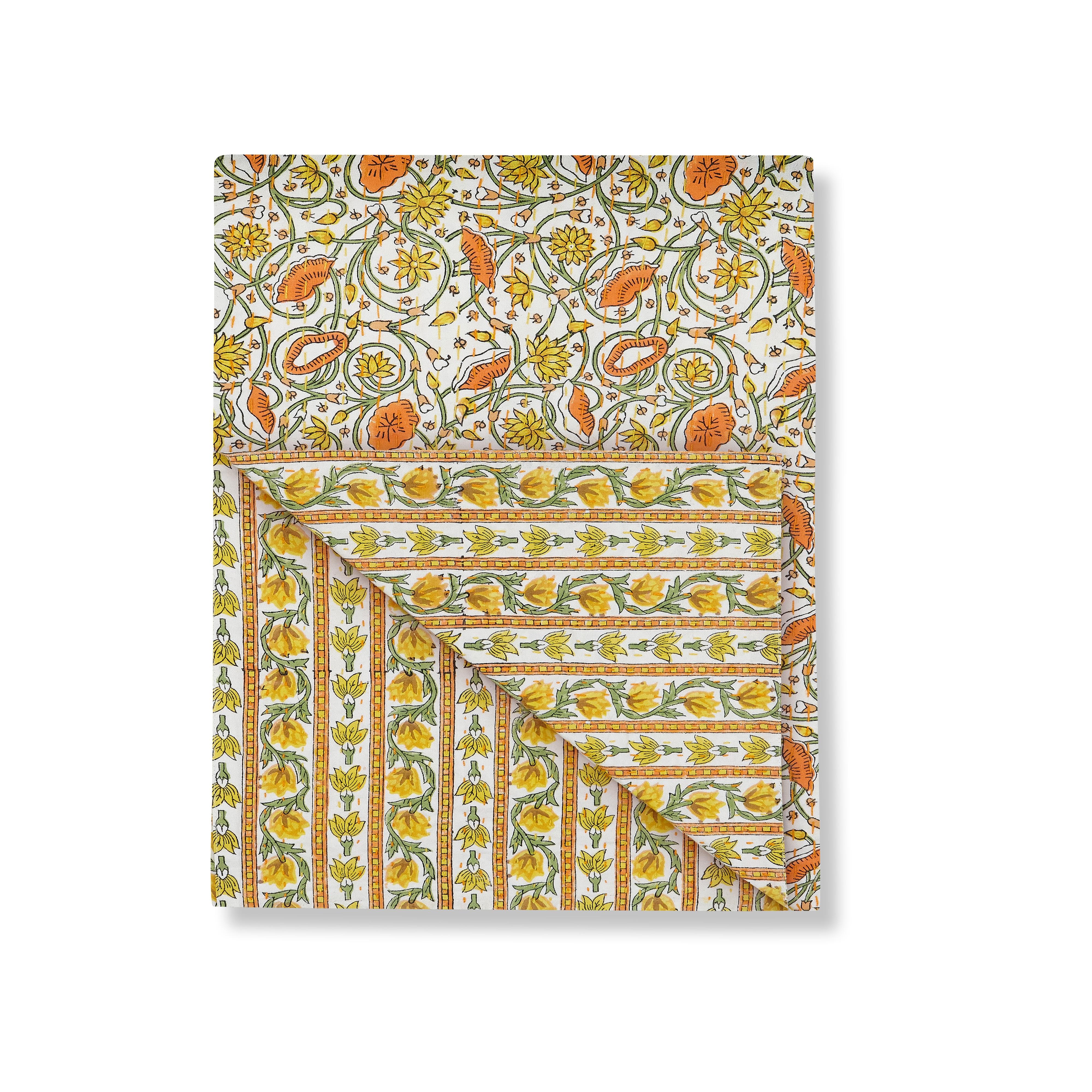 Bunny Williams Home Yellow Lotus Sofa Throw