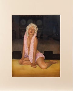 Hand Colored Bunny Yeager Self-Portrait