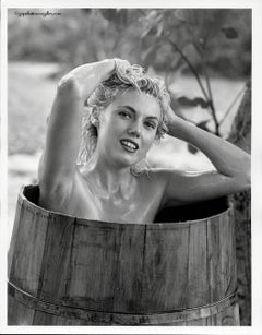Bunny Yeager Self-Portrait in Barrel