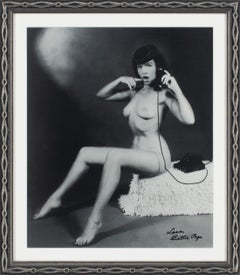 Hugh Hefner Collection: Bettie Page Hand-Signed Photograph by Bunny Yeager