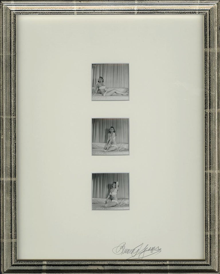 Bunny Yeager Figurative Photograph - Risqué Pin Up Girl Nadine Ducas (Nadia Sanders)