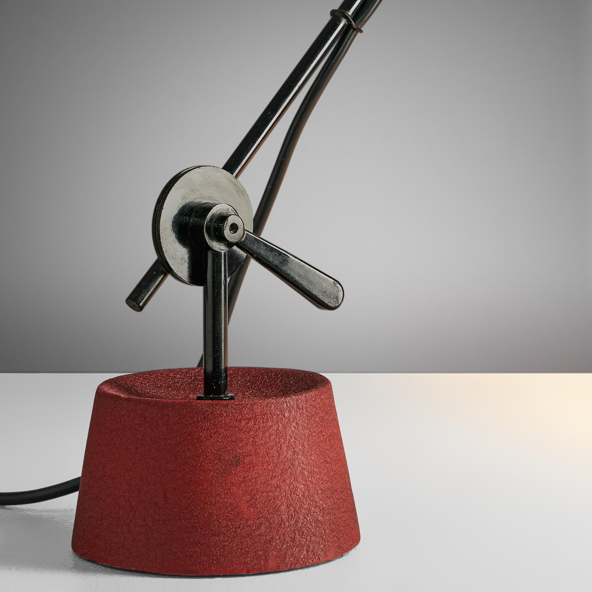 Mid-Century Modern Bünte & Remmler Adjustable Table Light For Sale