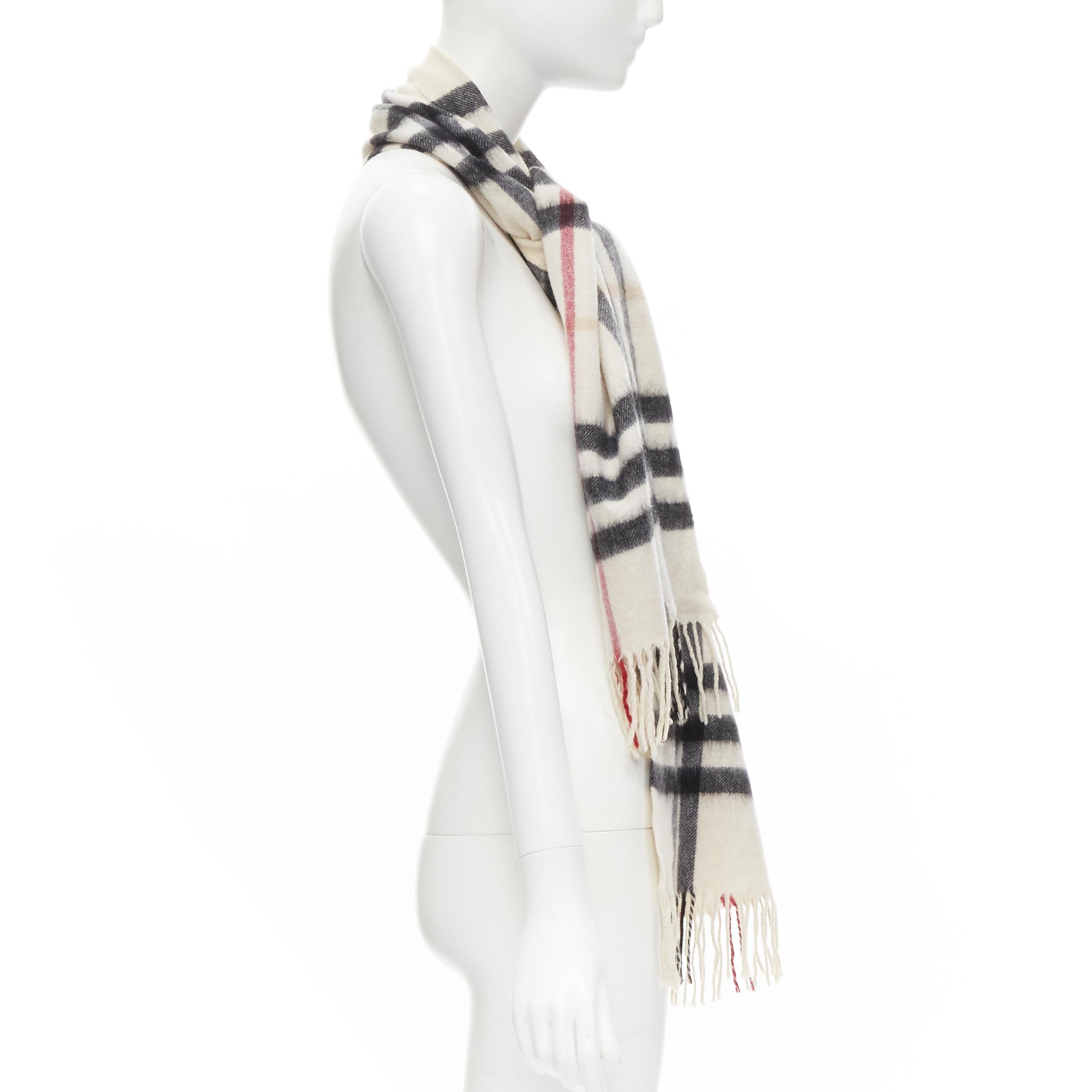 burberry fringe scarf