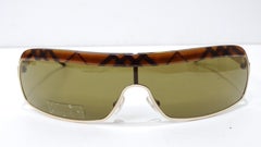 Burberry 1990's Patterned Shield Sunglasses