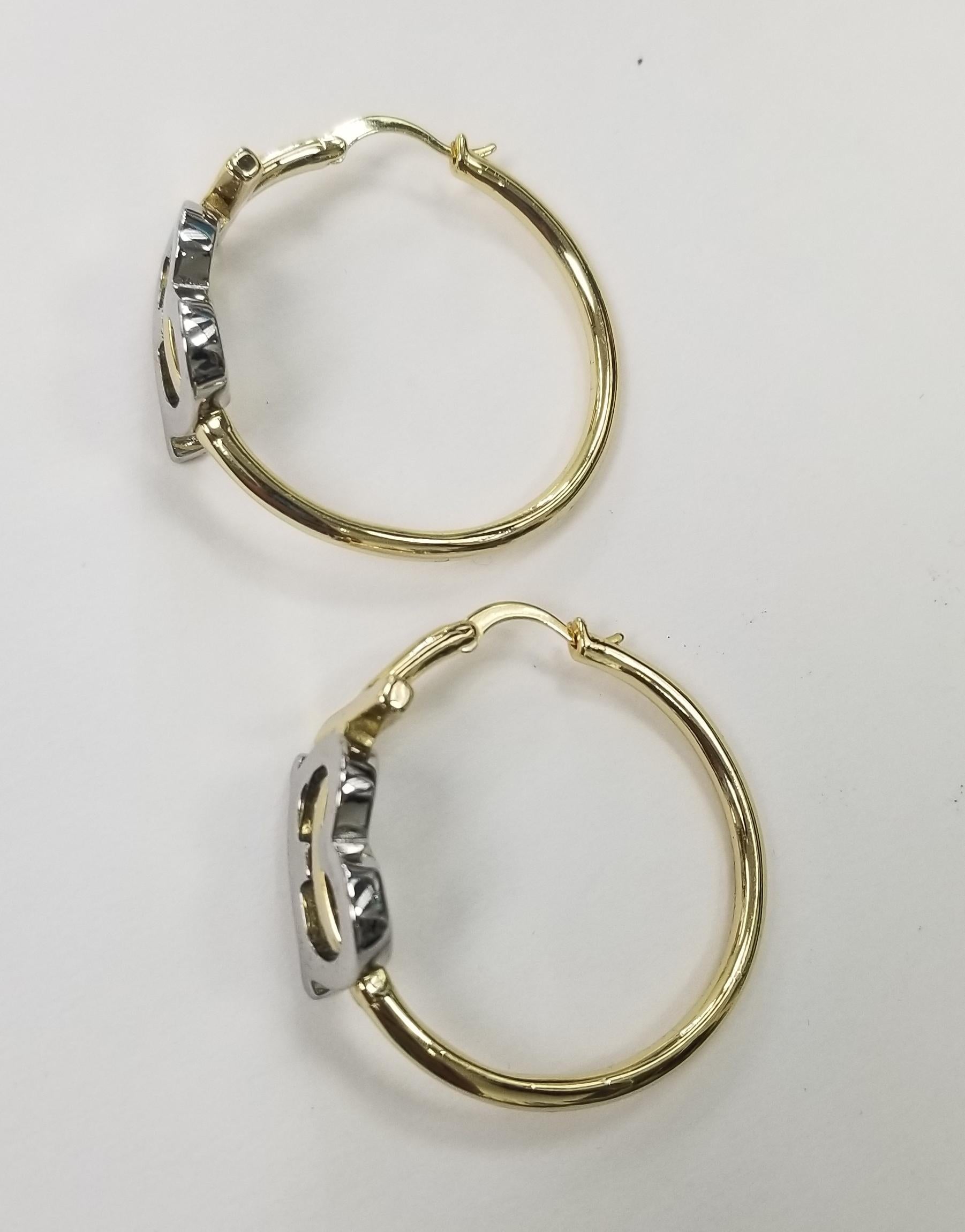 burberry earrings hoops
