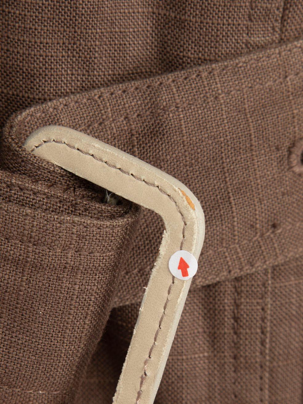 Burberry 2007 Brown Long Trench Coat Size S In Good Condition For Sale In London, GB