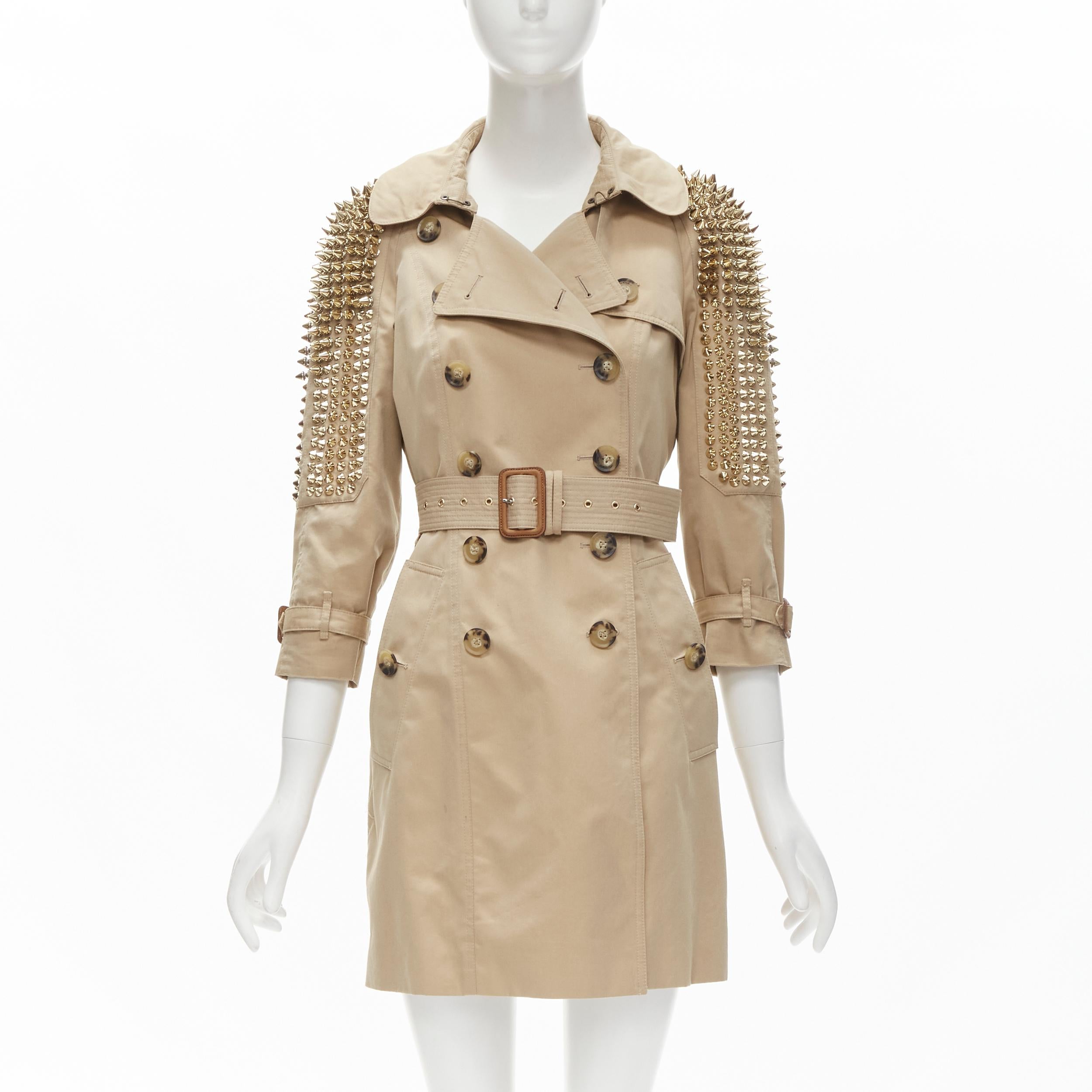 burberry studded trench coat