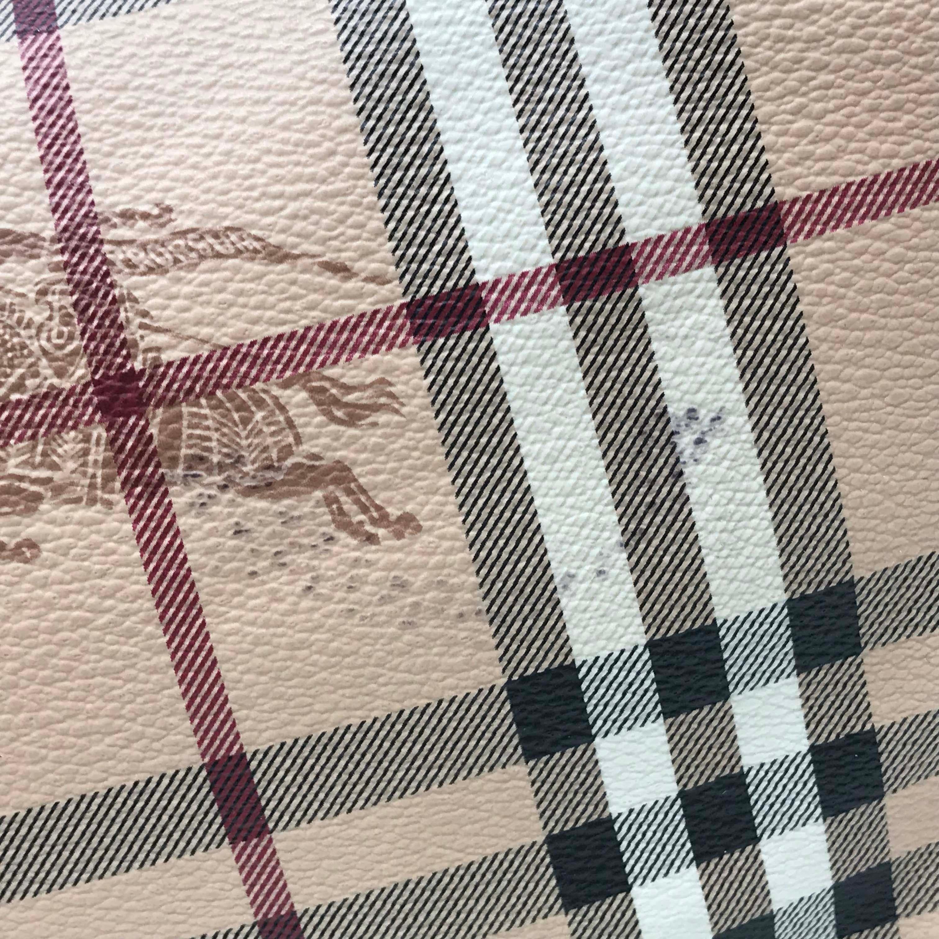 Burberry 3882406 Medium Willenmore Haymarket Check Ladies Hobo Bag In Excellent Condition In New York, NY