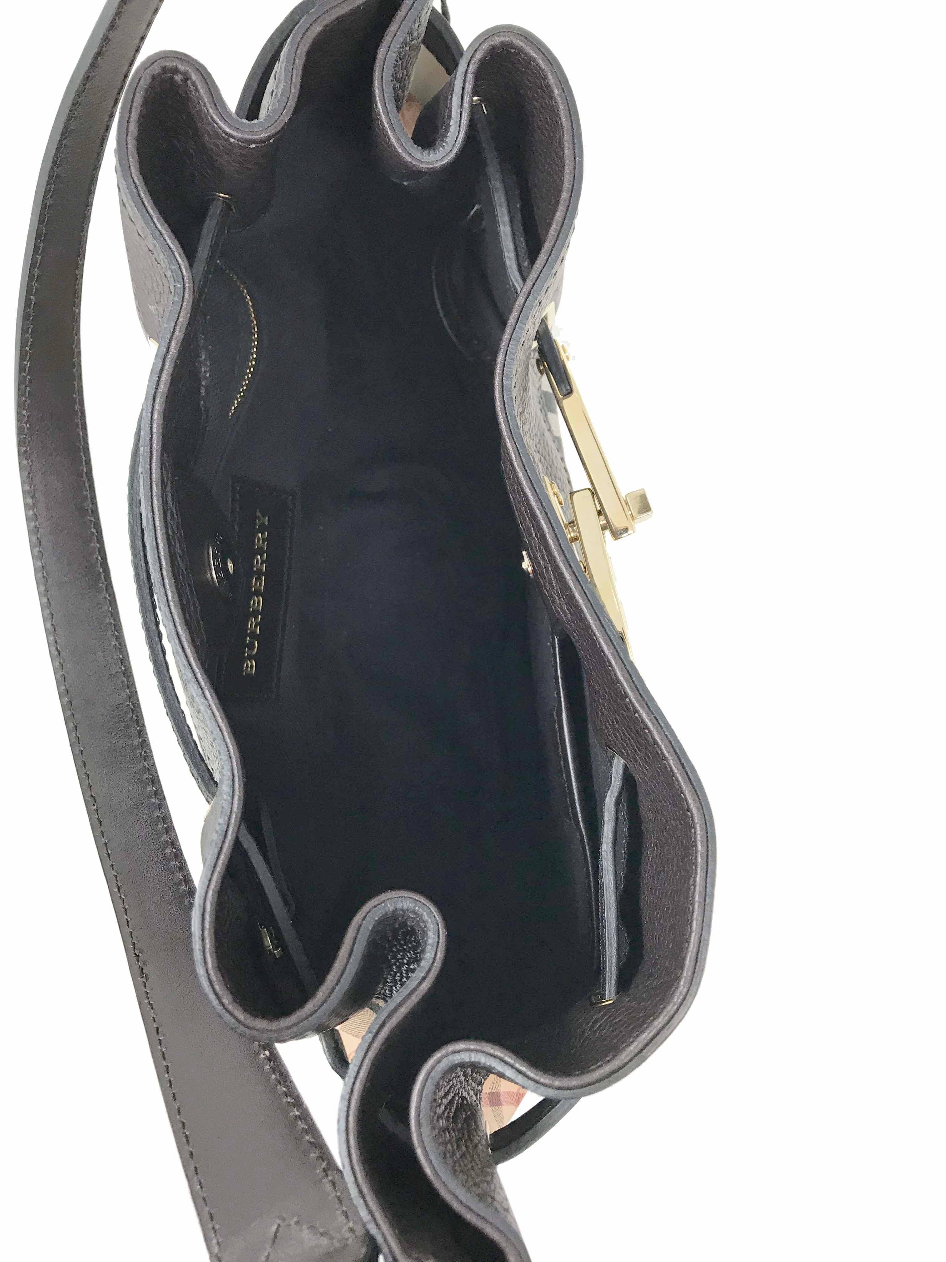 Burberry 3882406 Medium Willenmore Haymarket Check Ladies Hobo Bag 2