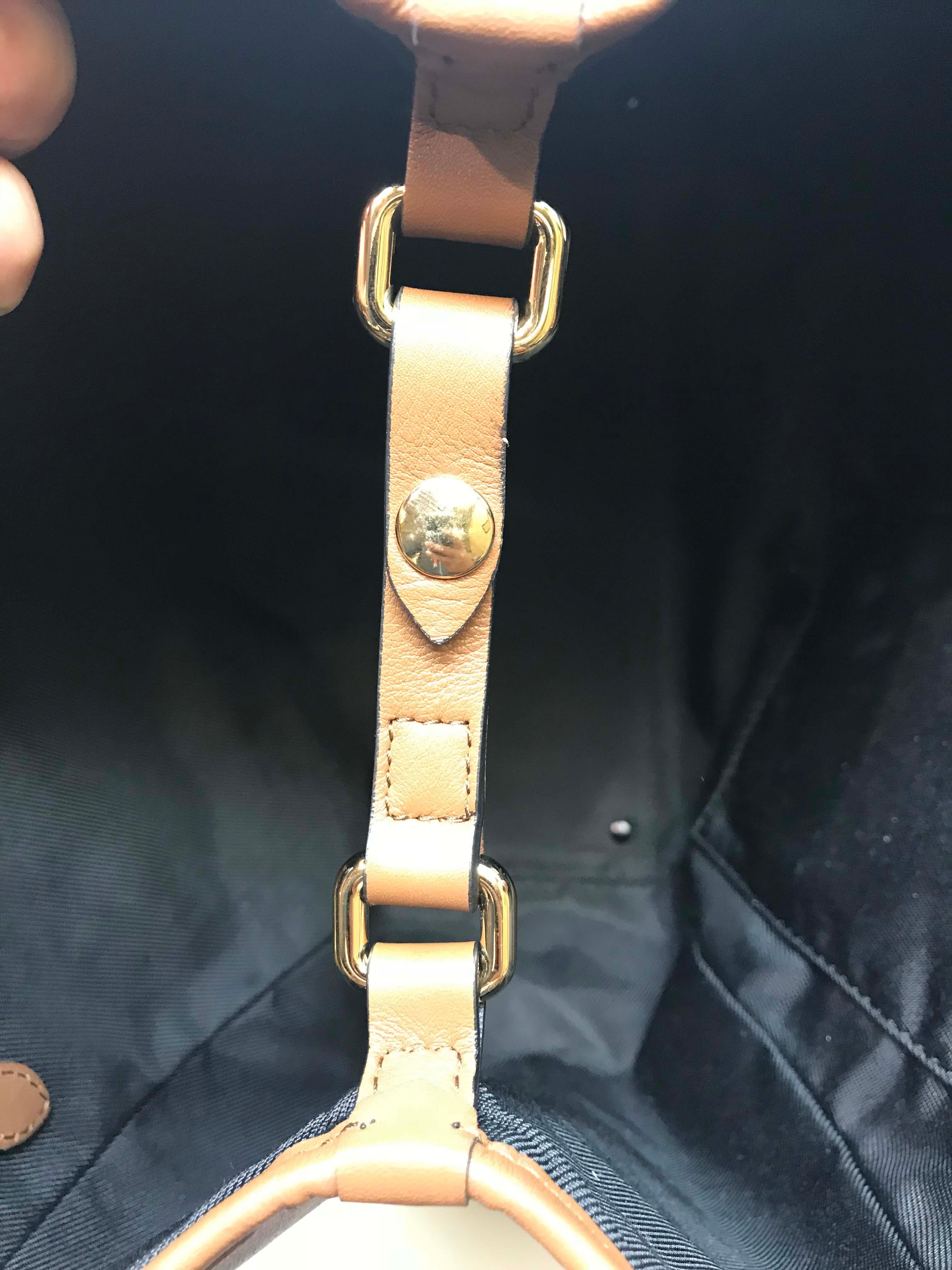 Burberry small canter in horseferry check and leather 2025