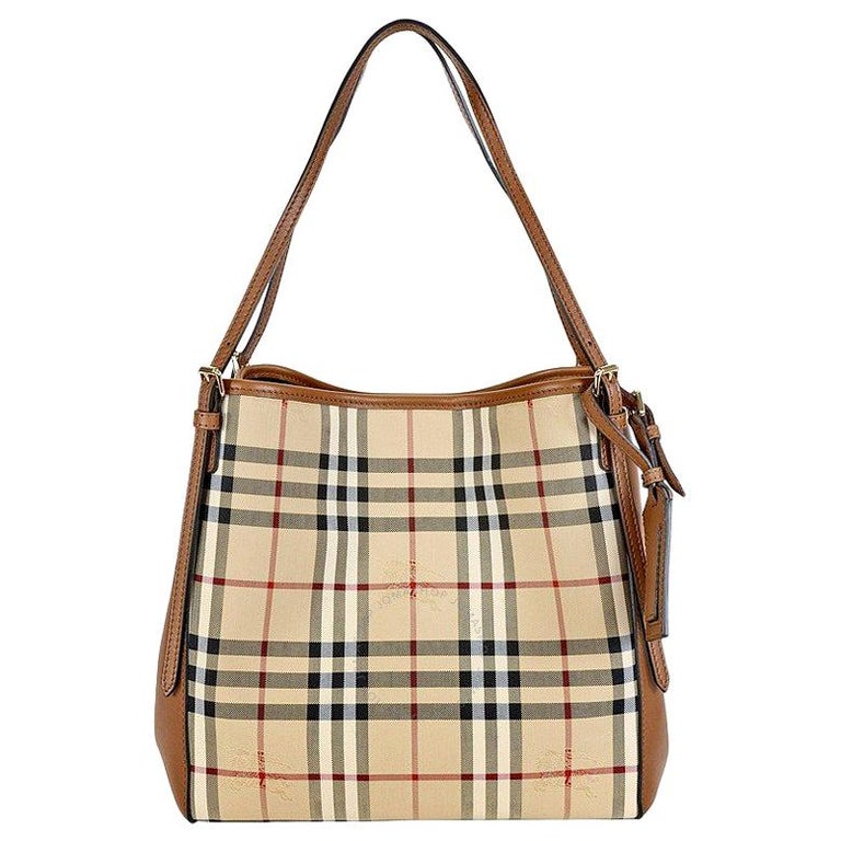 Burberry 39393771 The Small Canter Horseferry Check Tote Honey/Tan Women''s  Bag For Sale at 1stDibs | coach swagger honey
