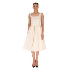 Burberry A-Line Silk Midi Dress