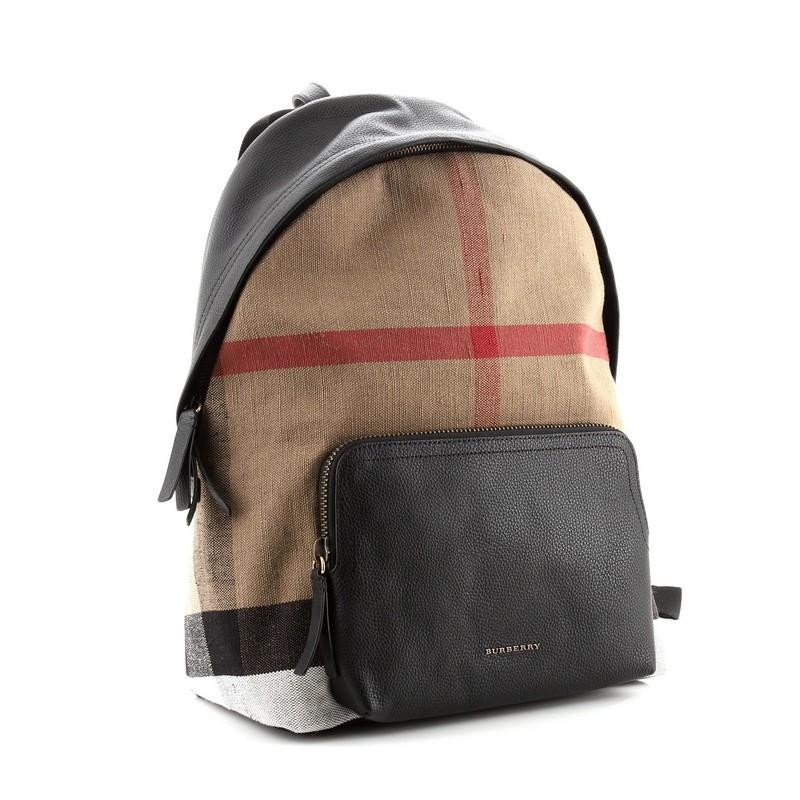 burberry backpack leather