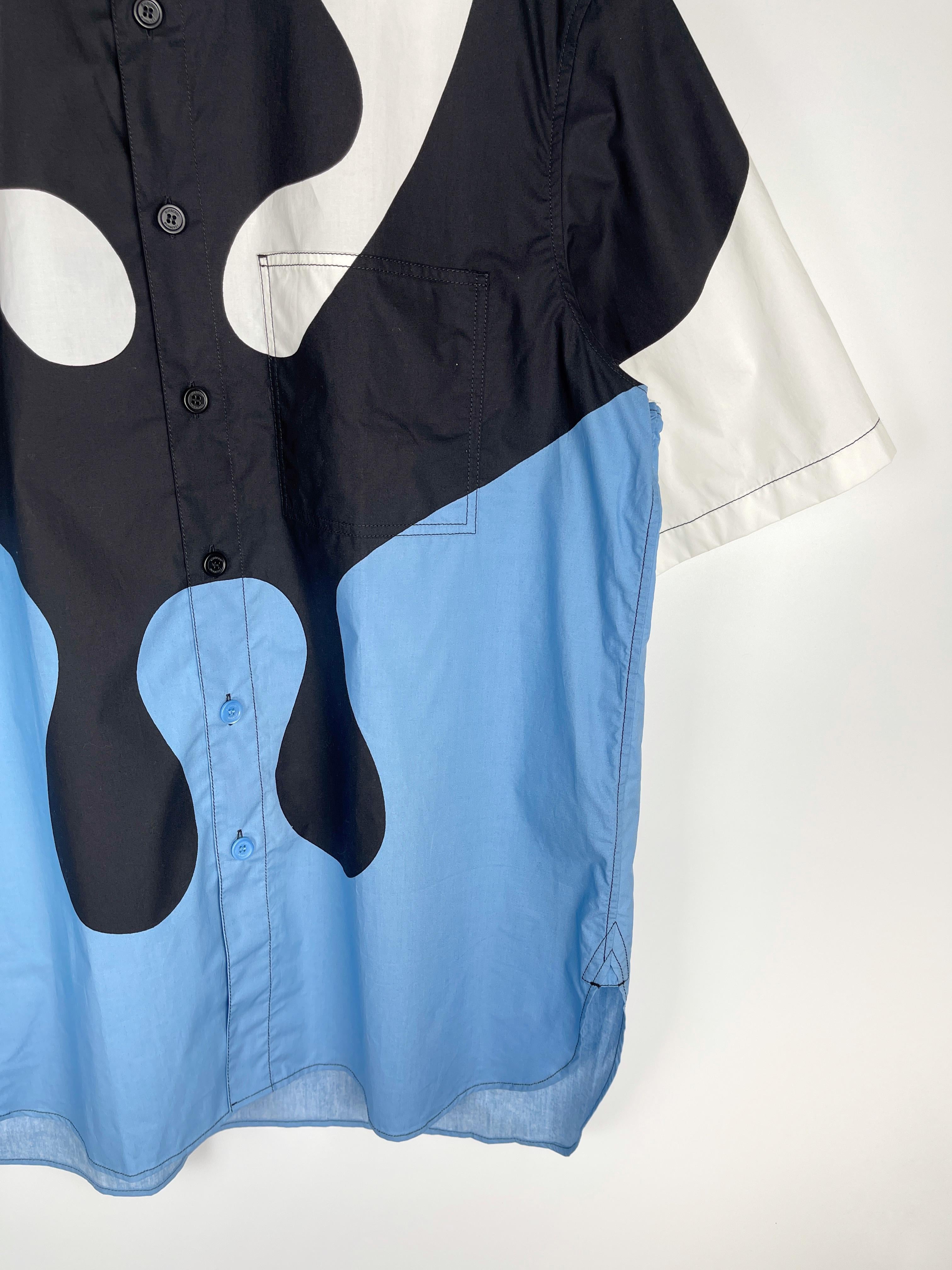 Women's or Men's Burberry Abstract Cow Print Shirt For Sale