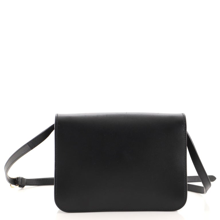 Burberry Albion TB Flap Bag Leather Small at 1stDibs