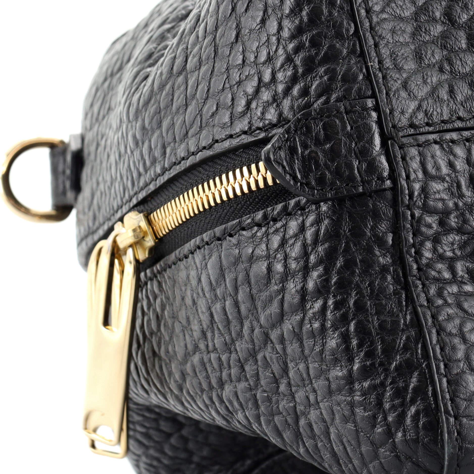 Burberry Alchester Bowlingtasche Heritage Genarbtes Leder Medium 2