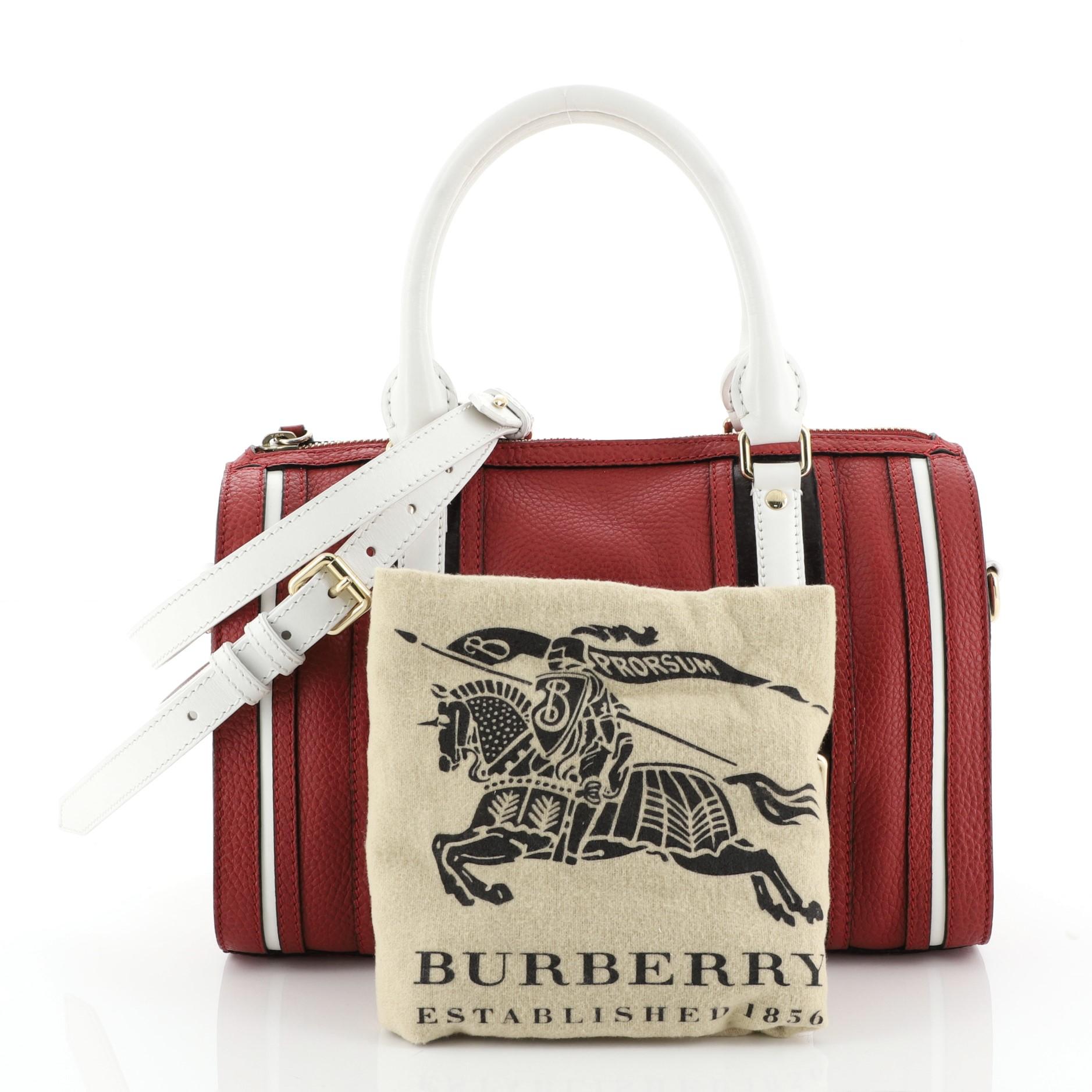 Burberry Alchester Bowling Bag Leather Medium at 1stDibs