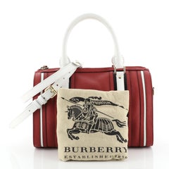 Burberry Alchester Bowling Bag Leather Medium