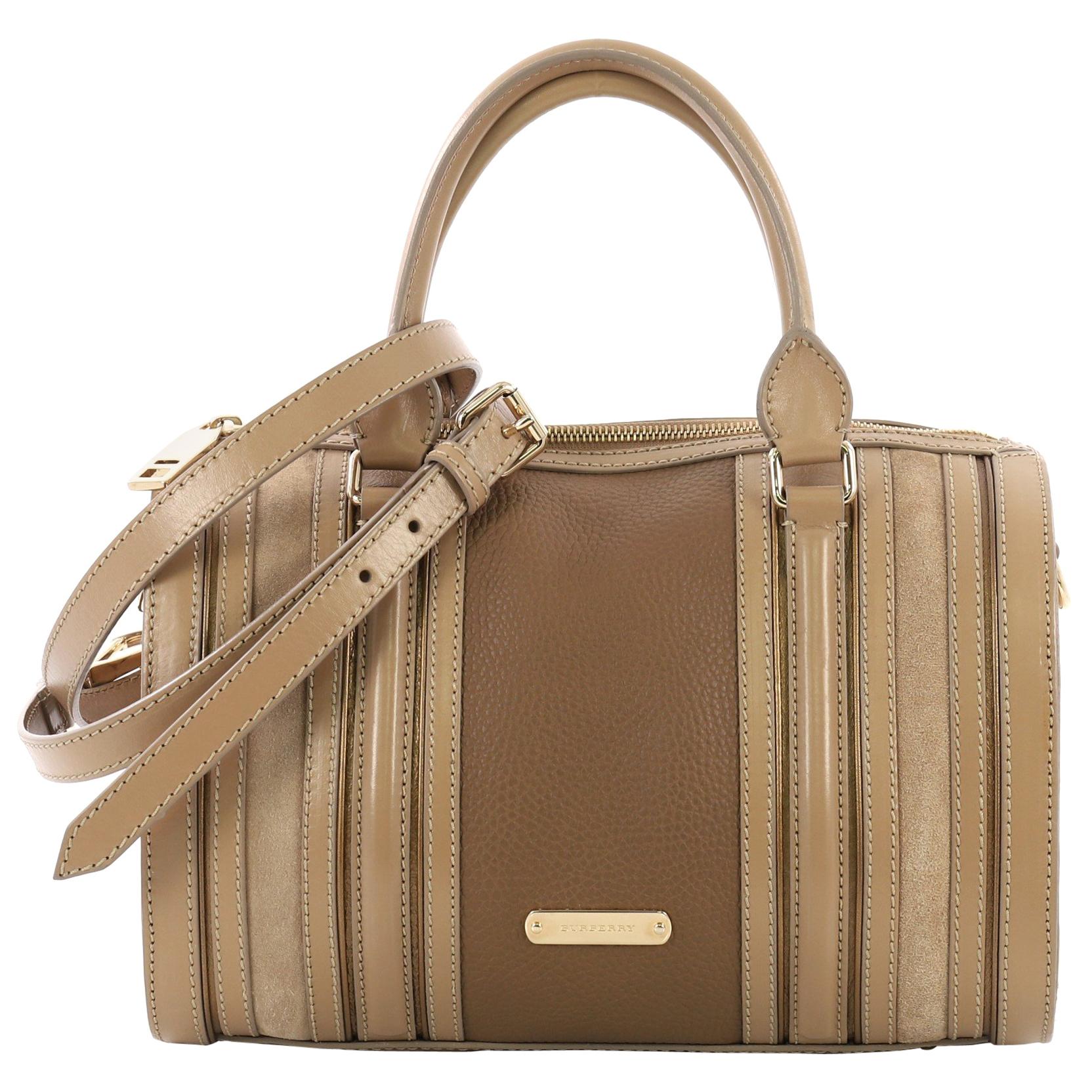 Burberry Alchester Bowling Bag Leather Medium