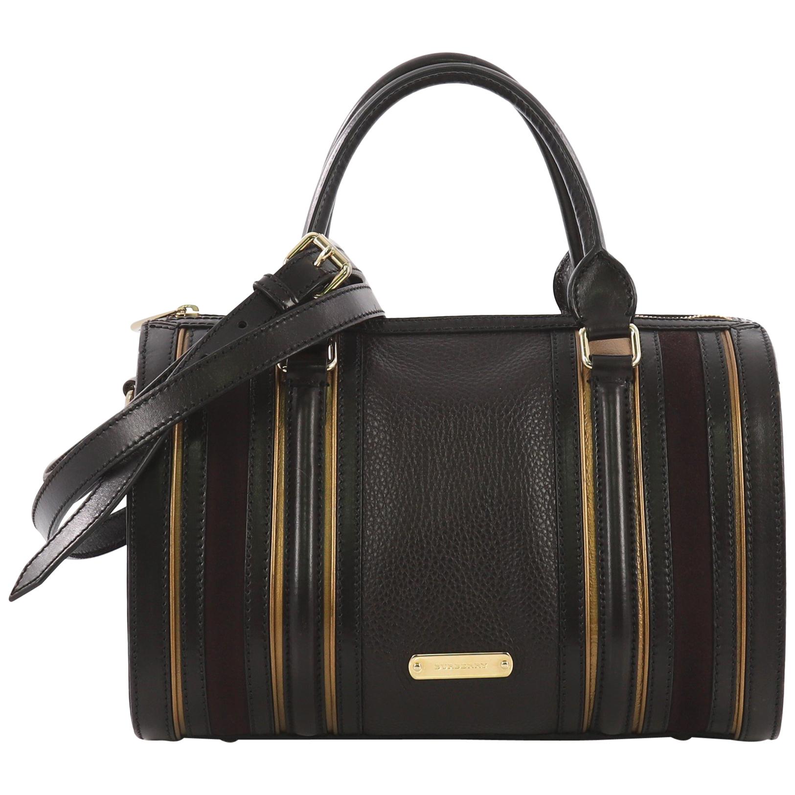 Burberry Alchester Bowling Bag Leather Medium