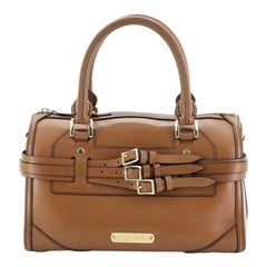 Burberry Alchester Bridle Bowling Bag Cuir Moyen