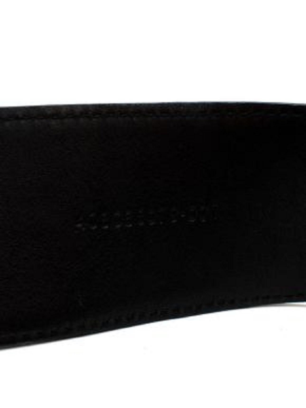 Burberry Alligator Wide Gold Deer Head Belt For Sale 3