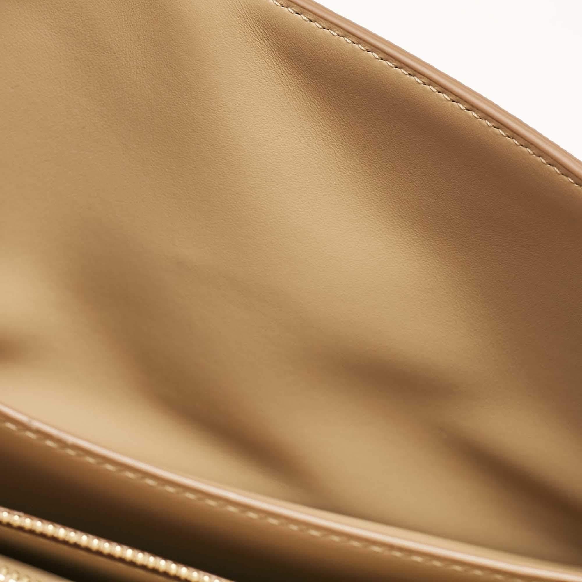 Burberry Archive Beige Leather Medium TB Shoulder Bag 5