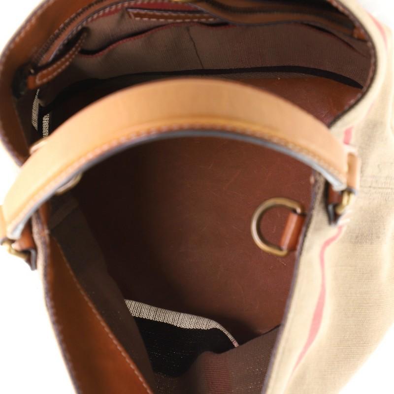 Burberry Ashby Tasche House Check Canvas Medium für Damen oder Herren