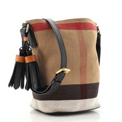 Burberry Ashby Bag House Check Canvas Mini