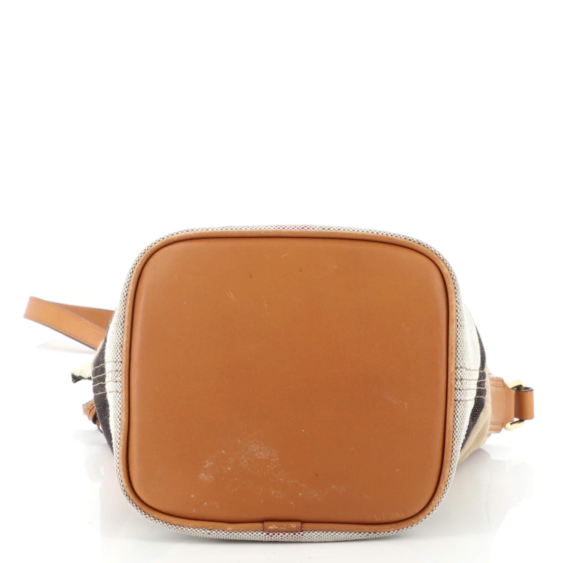 Burberry Ashby Tasche House Kariertes Segeltuch Mini 1