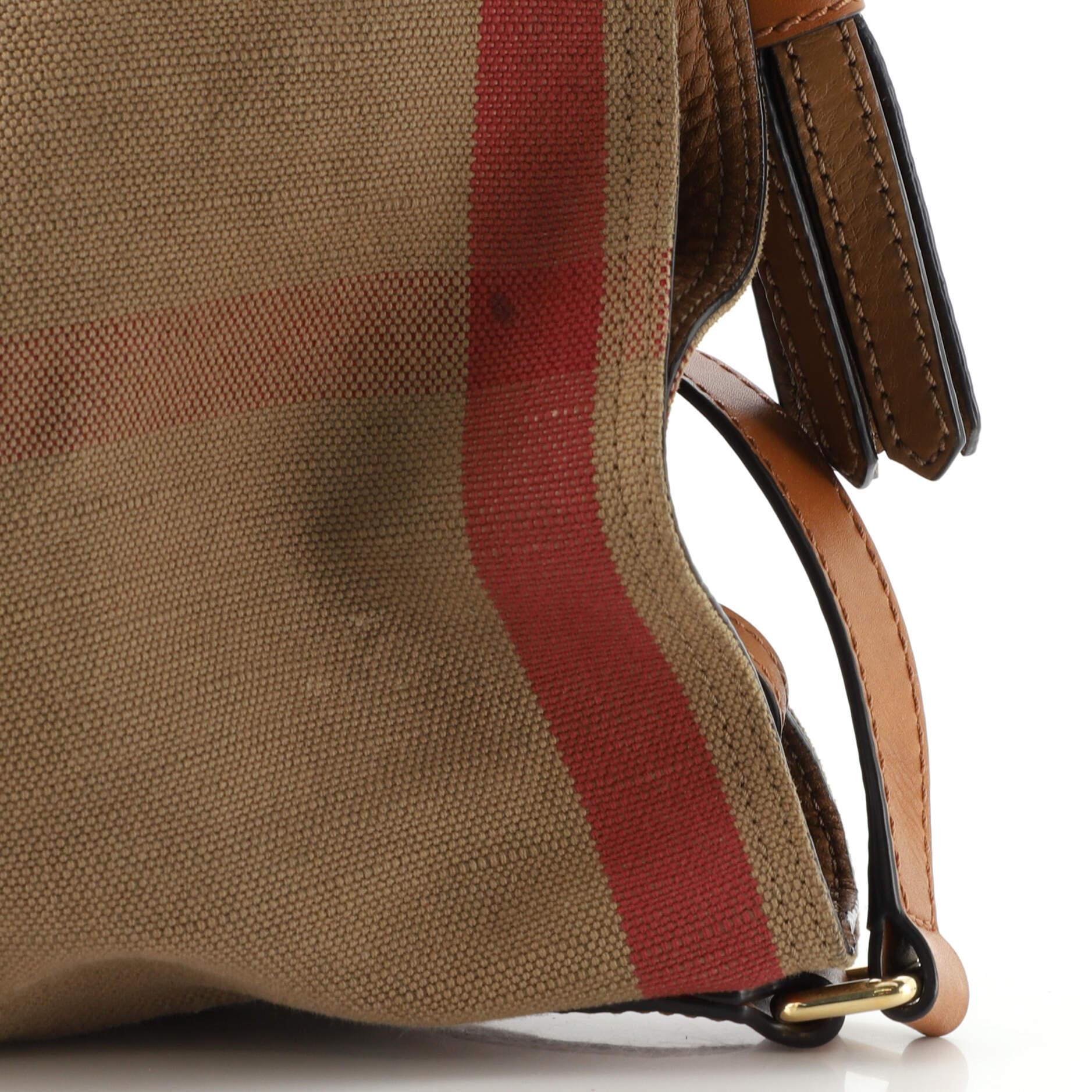 Burberry Ashby Tasche House Kariertes Segeltuch Mini 3