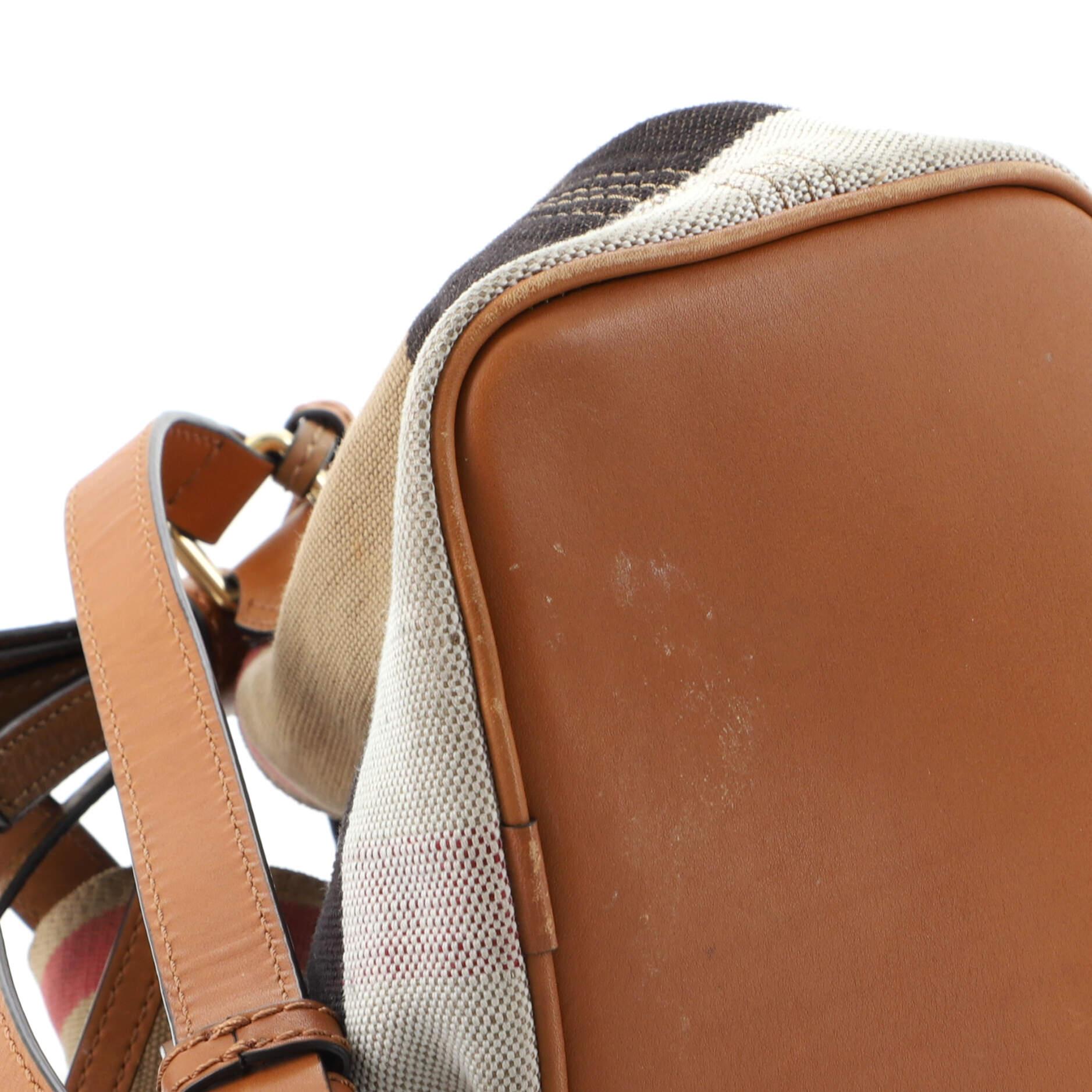 Burberry Ashby Tasche House Kariertes Segeltuch Mini 4