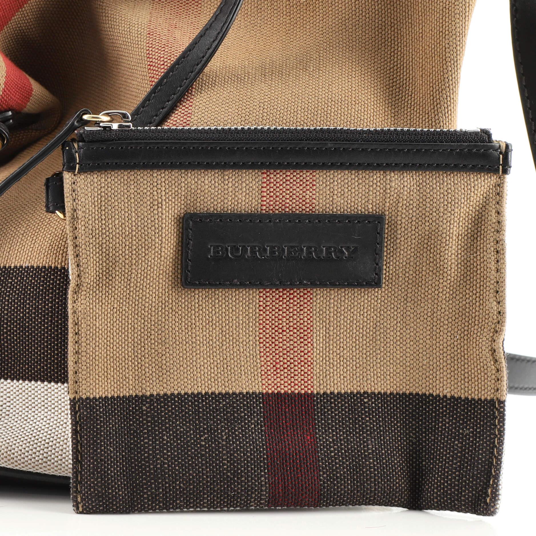 Burberry Ashby Tasche House Kariertes Segeltuch Mini 4