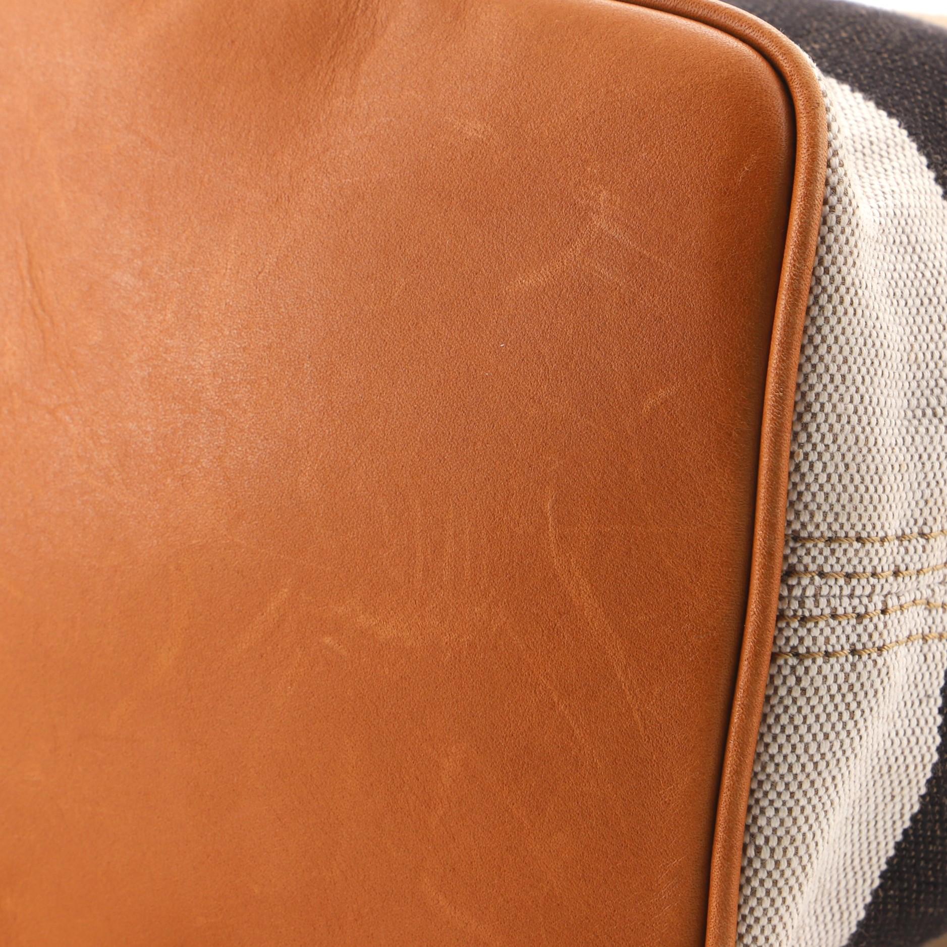Burberry Ashby Bag House Kariertes Segeltuch mit Leder Mini 2