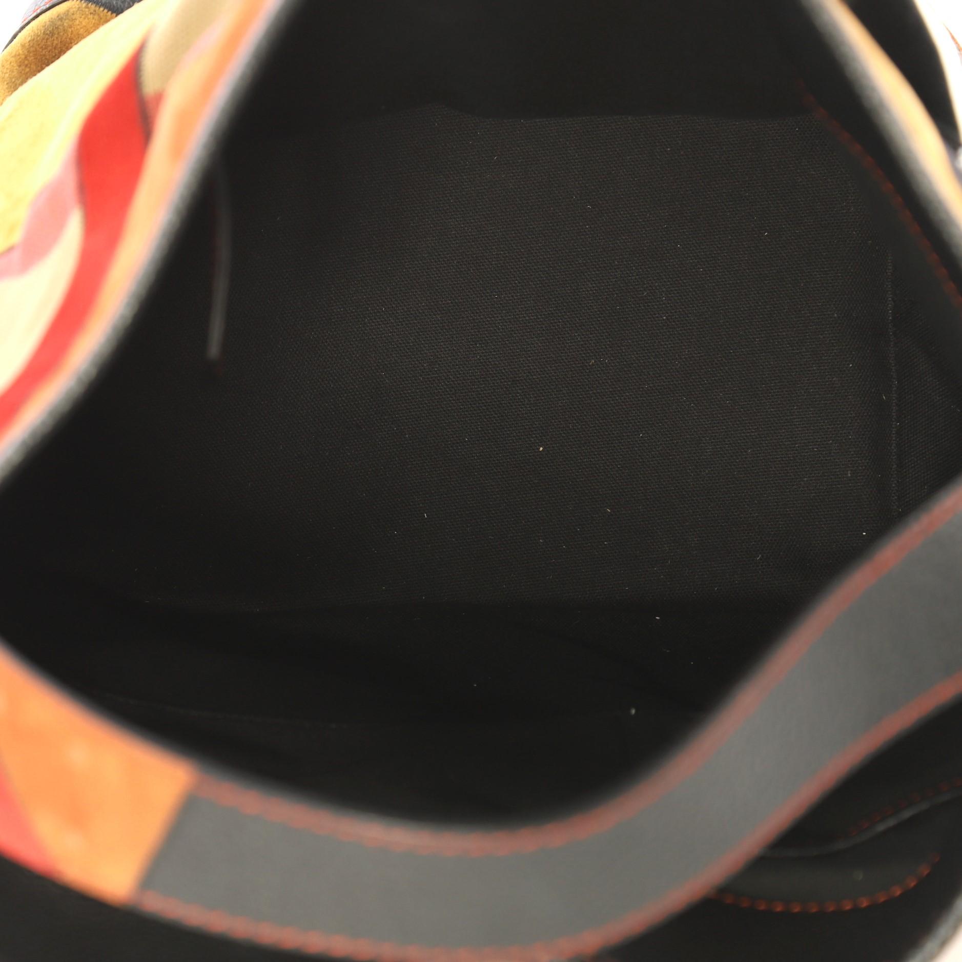 Burberry Ashby Handtasche Patchwork-Leder und House Check Canvas Medium Damen