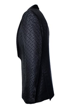 Burberry, B printed blazer in black