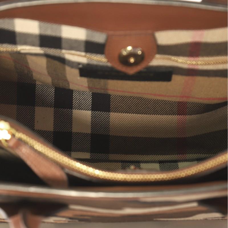 Women's Burberry Banner Convertible Tote Camouflage Suede Medium