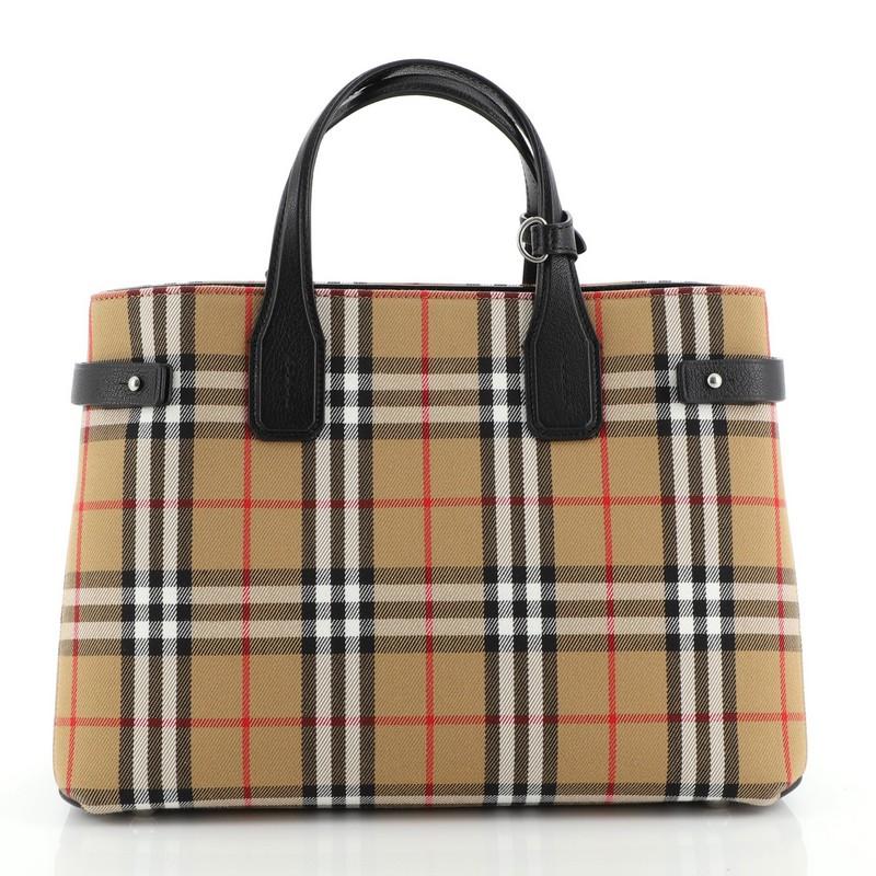 burberry medium banner vintage check bag