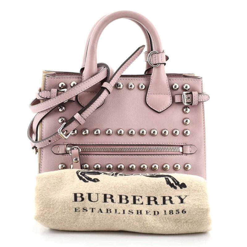Burberry Banner Tote Studded Leather Baby at 1stDibs