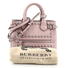 Burberry Banner Tote Studded Leather Baby