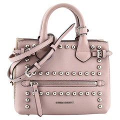Burberry Banner Tote Studded Leather Baby