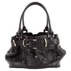 Burberry Beaton Tasche aus gestepptem Leder groß