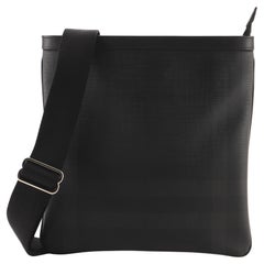 Burberry Beckley Crossbody Geräuchertes Karo Beschichtetes Segeltuch
