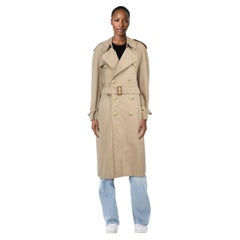 Burberry Beige Belted Trench Coat Size 5XL