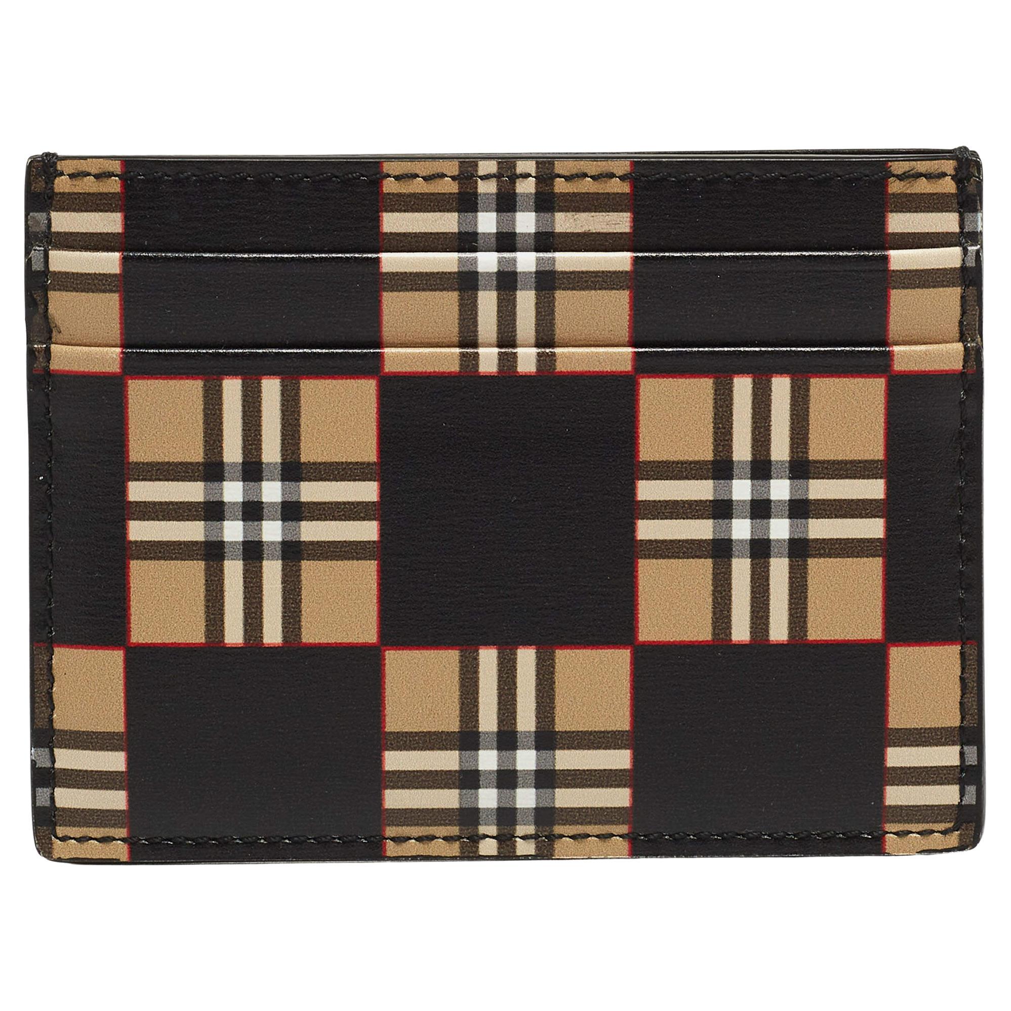 Burberry card case sale sale