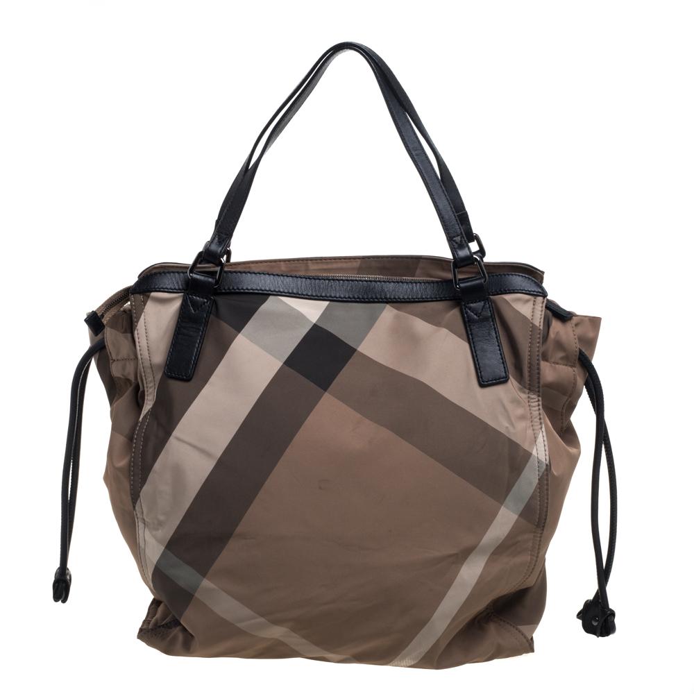 burberry buckleigh nylon tote bag