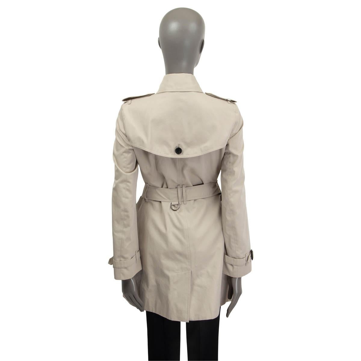 burberry cotton coat beige